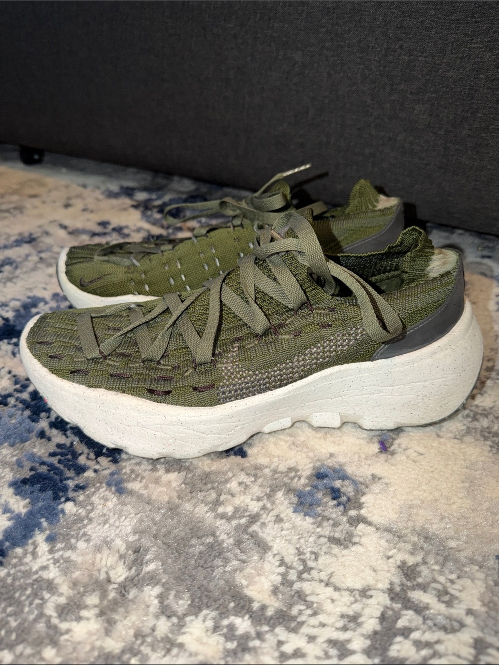 Nike Space Hippie 04 Olive Green Crater Sneakers Women’s